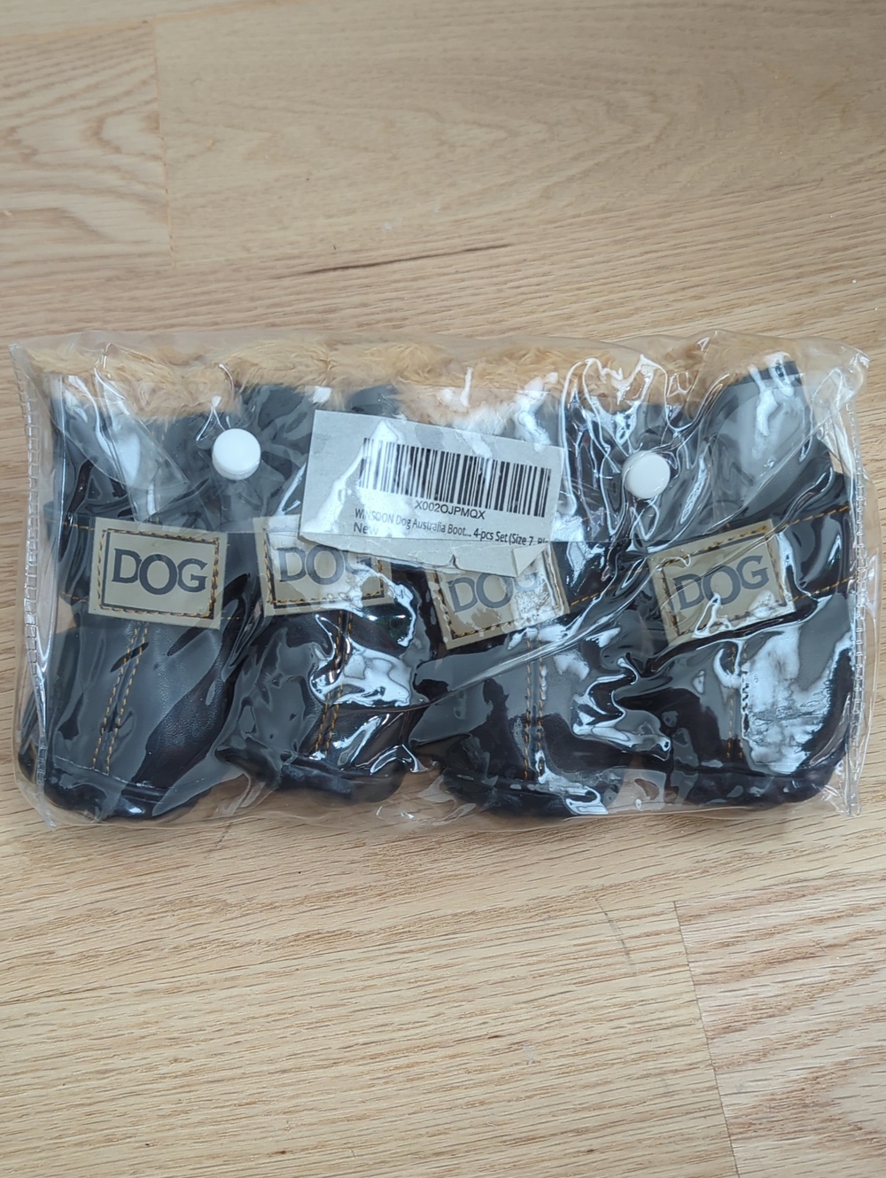 NWT WINSOON Winter Dog Boots Faux Fleece Lined Paw Protectors - Picture 2 of 7